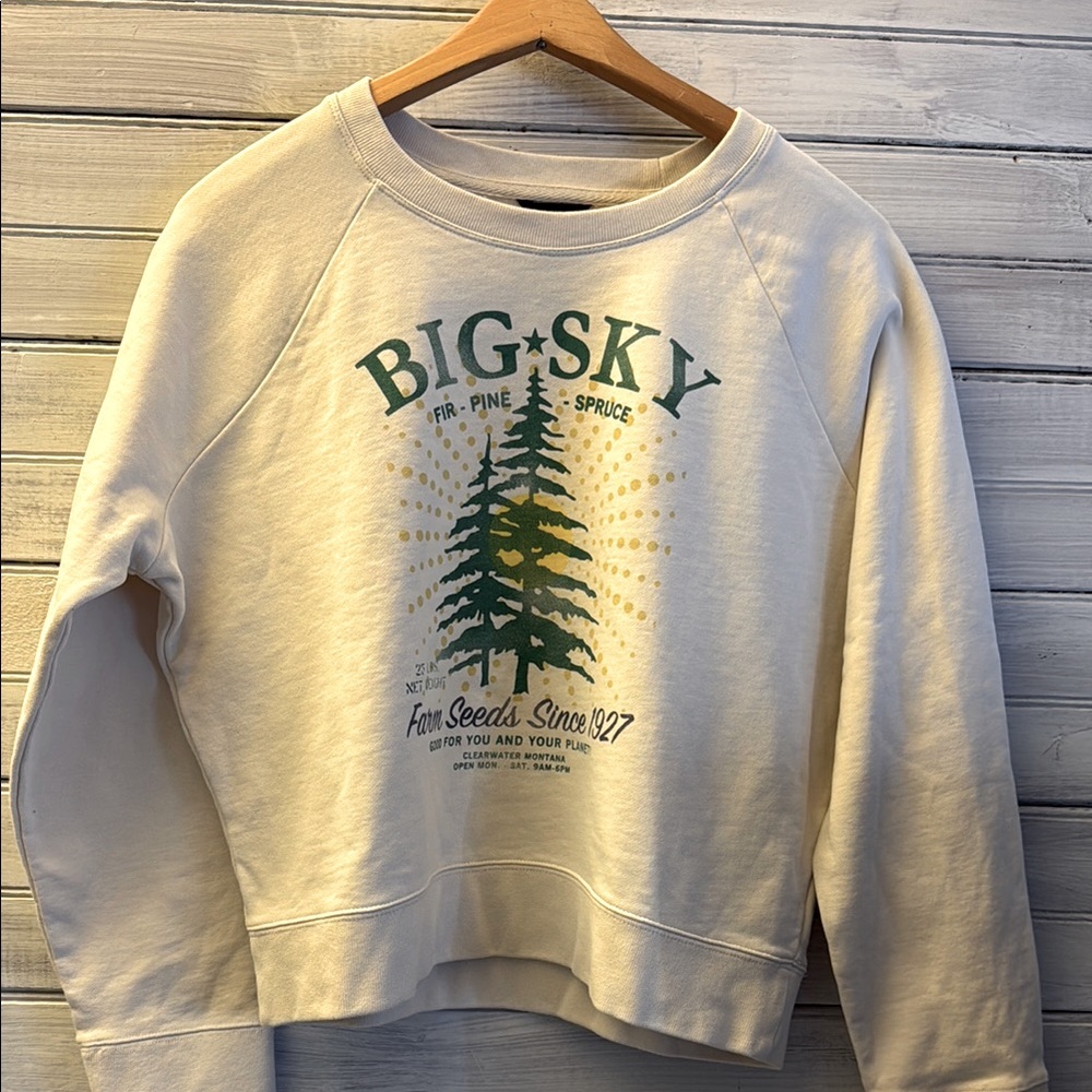 NWT J.crew cropped sweatshirt